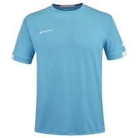 Camiseta Babolat Play Crew Azul Cian