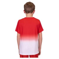 Camiseta Bidi Badu Crew Gradiant Rojo Blanco Junior