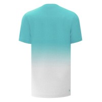 Camiseta Bidi Badu Crew Gradiant Aqua Blanco
