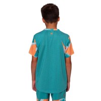 Camiseta Bidi Badu Melbourne V-Neck Petroleo Naranja Junior