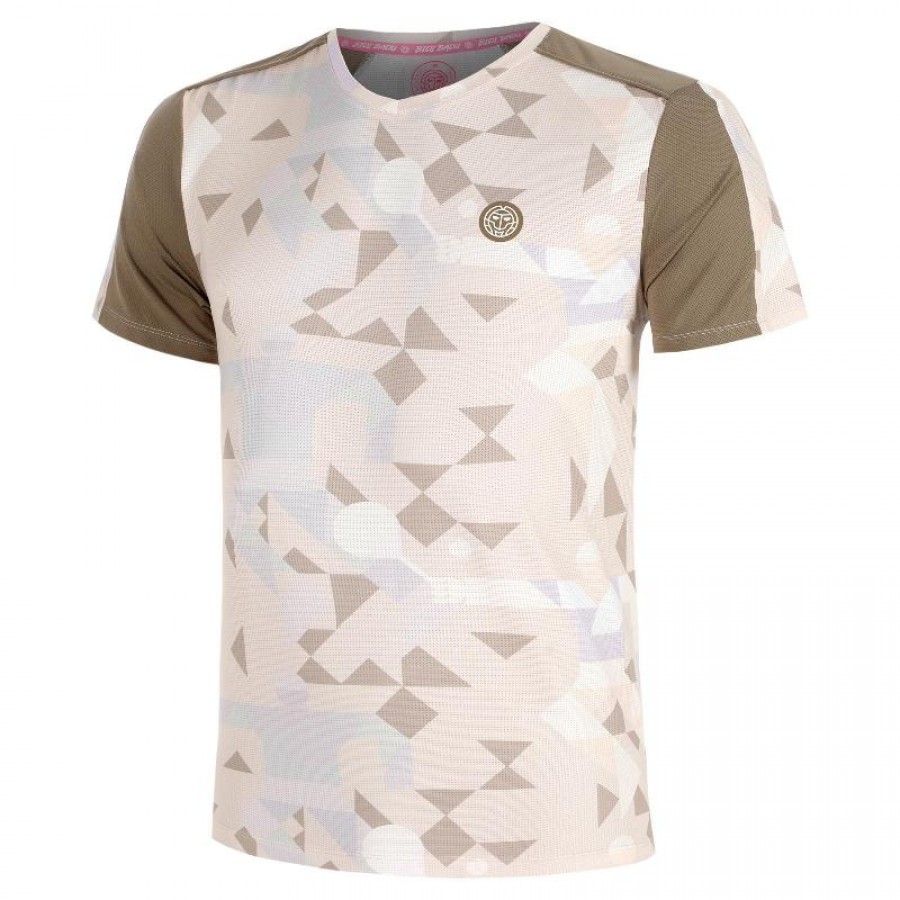 Camiseta Bidi Badu Paris Beige Marron Junior