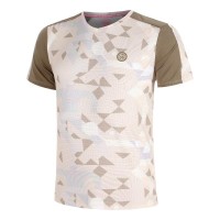 Camiseta Bidi Badu Paris V-Neck Beige Marron