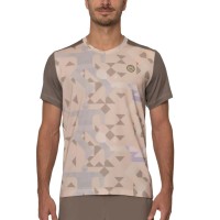 Camiseta Bidi Badu Paris V-Neck Beige Marron
