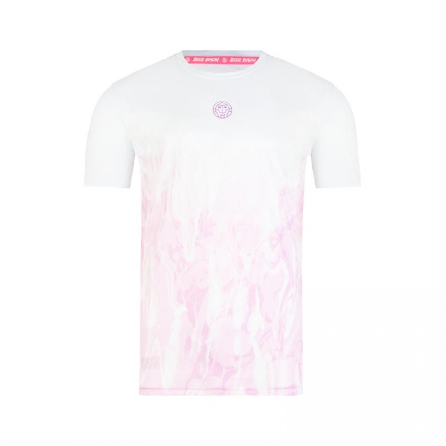 T-shirt Bidi Badu Tafari Purple White