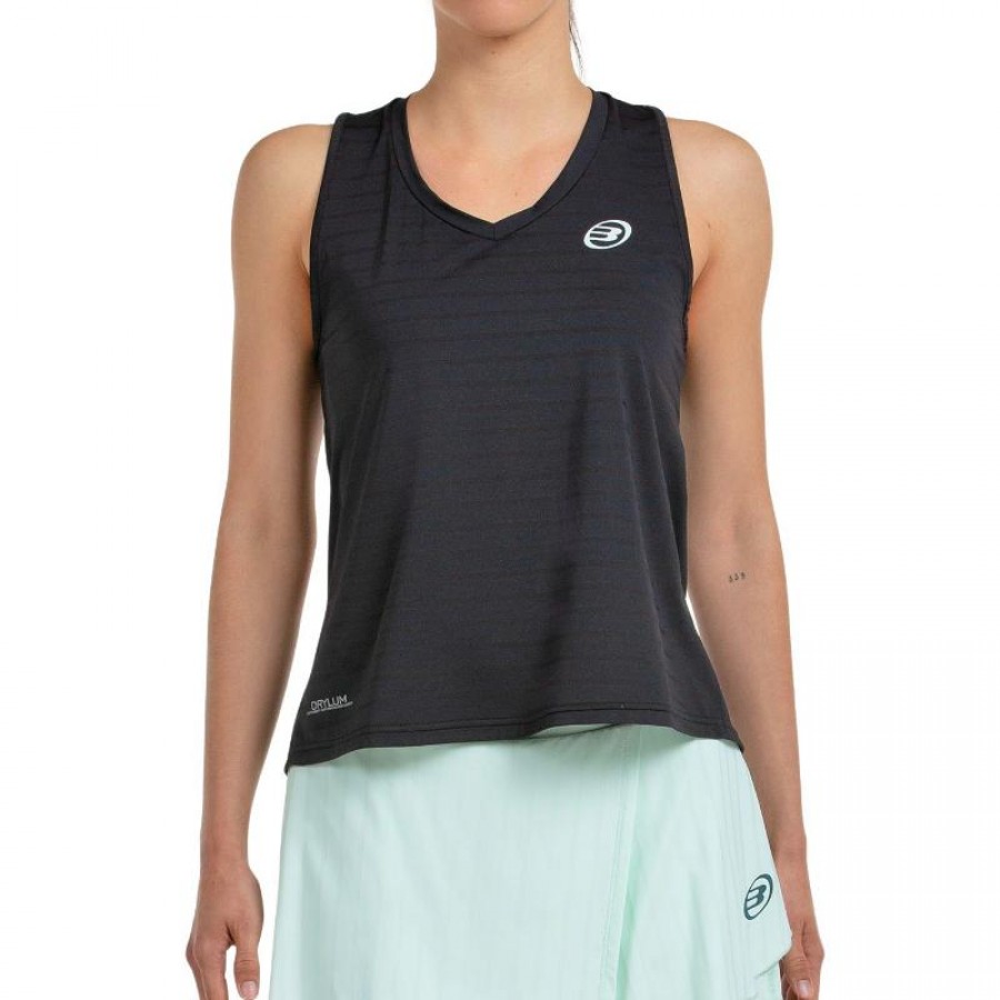 Camiseta Bullpadel Adies Negro Bicolor
