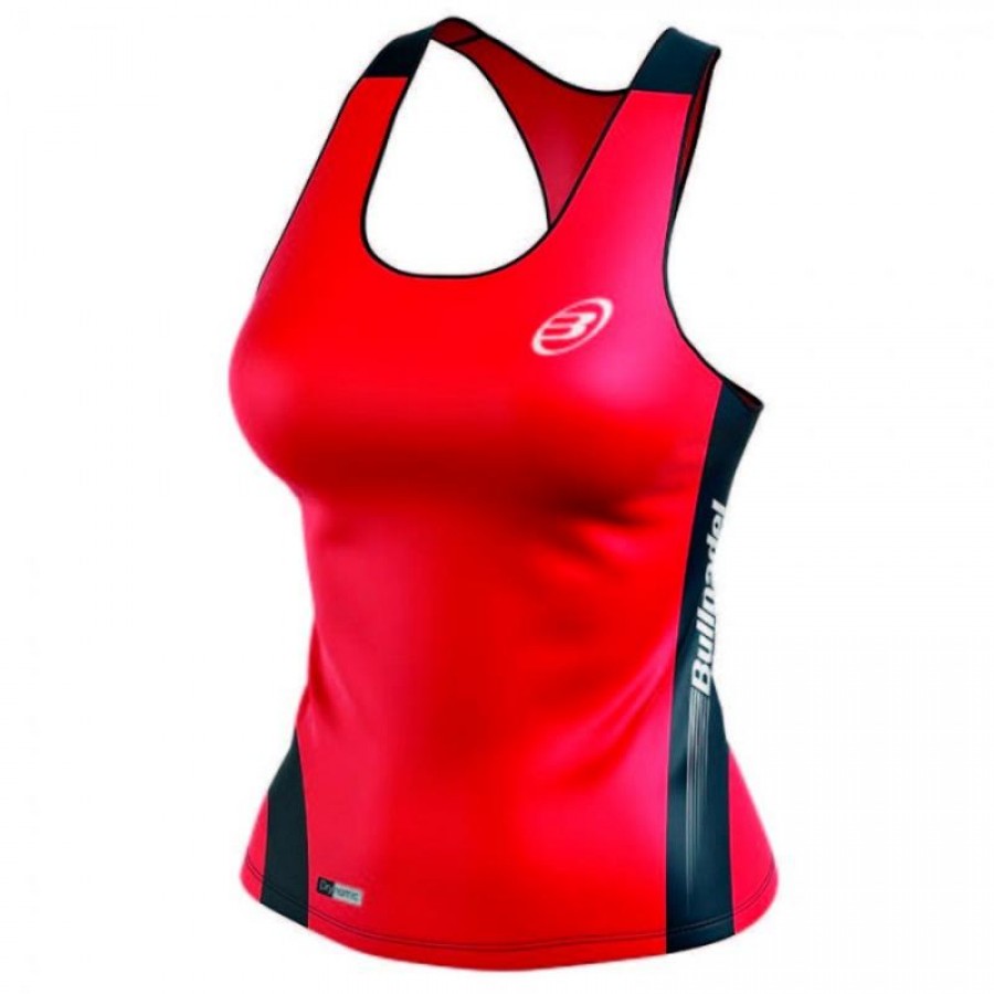 Camiseta Bullpadel Binas Rojo