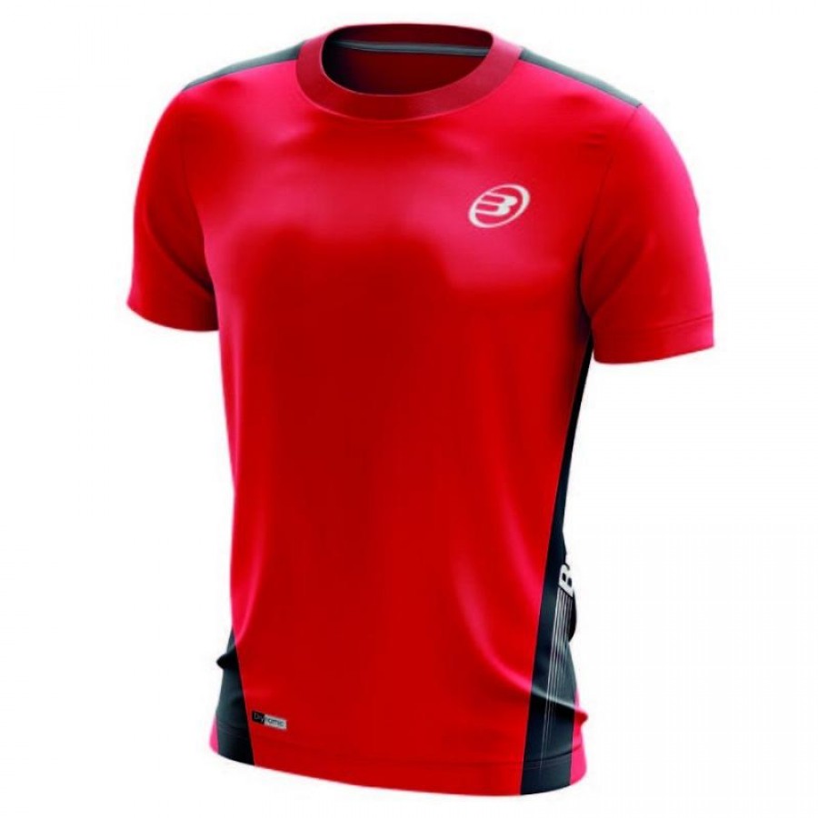 Camiseta Bullpadel Bromo Rojo Junior