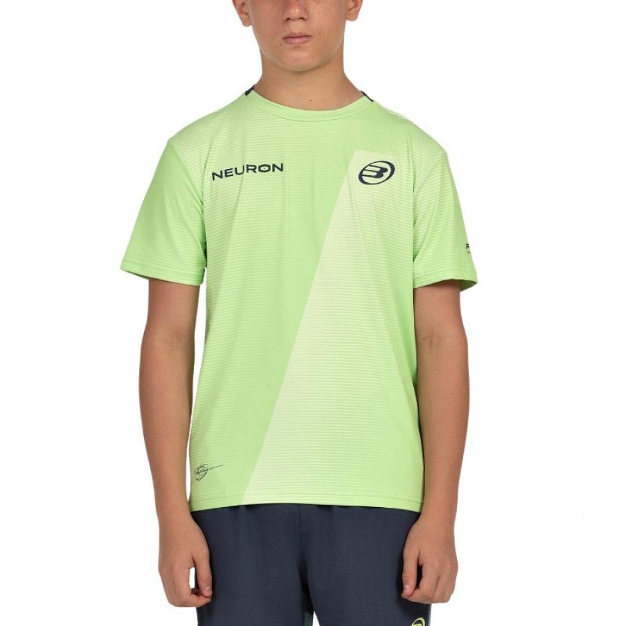 Camiseta Bullpadel Fede Chingotto 25I Limon Junior