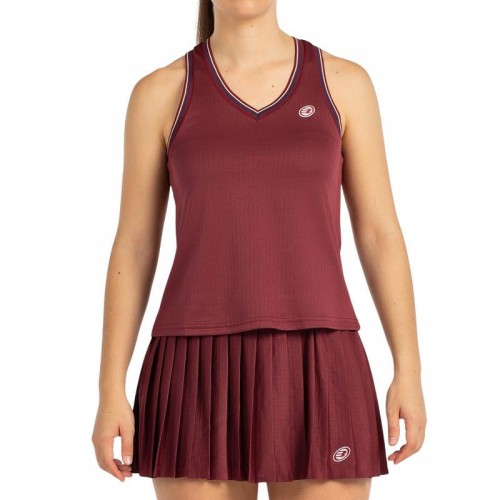 Camiseta Bullpadel Gemma Triay Aza Vino Burdeos