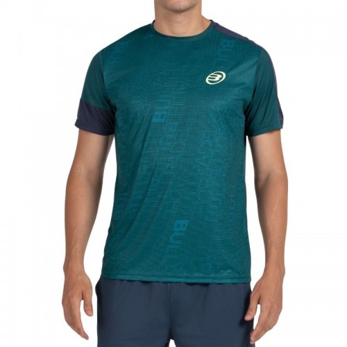Camiseta Bullpadel Leido Verde Oscuro