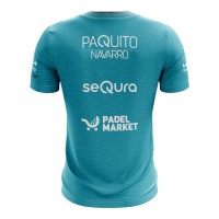 Camiseta Bullpadel Paquito Navarro Premier Padel Meira Turquesa
