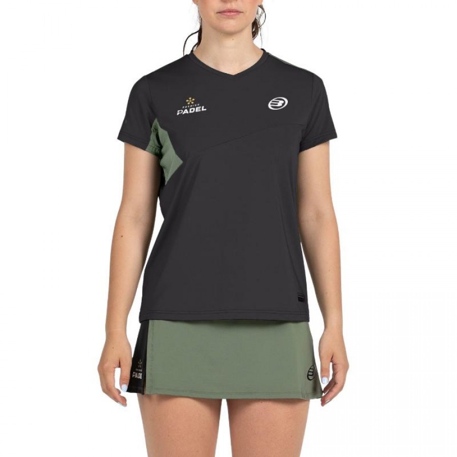 Camiseta Bullpadel Premier Padel Pampan Negro