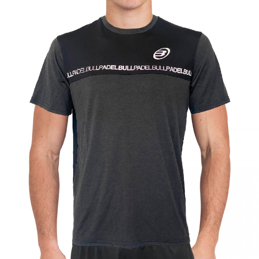 Bullpadel Rebel Anthracite Bicolor T-Shirt PADELPOINT Bullpadel Rebel Anthracite Bicolor T-Shirt