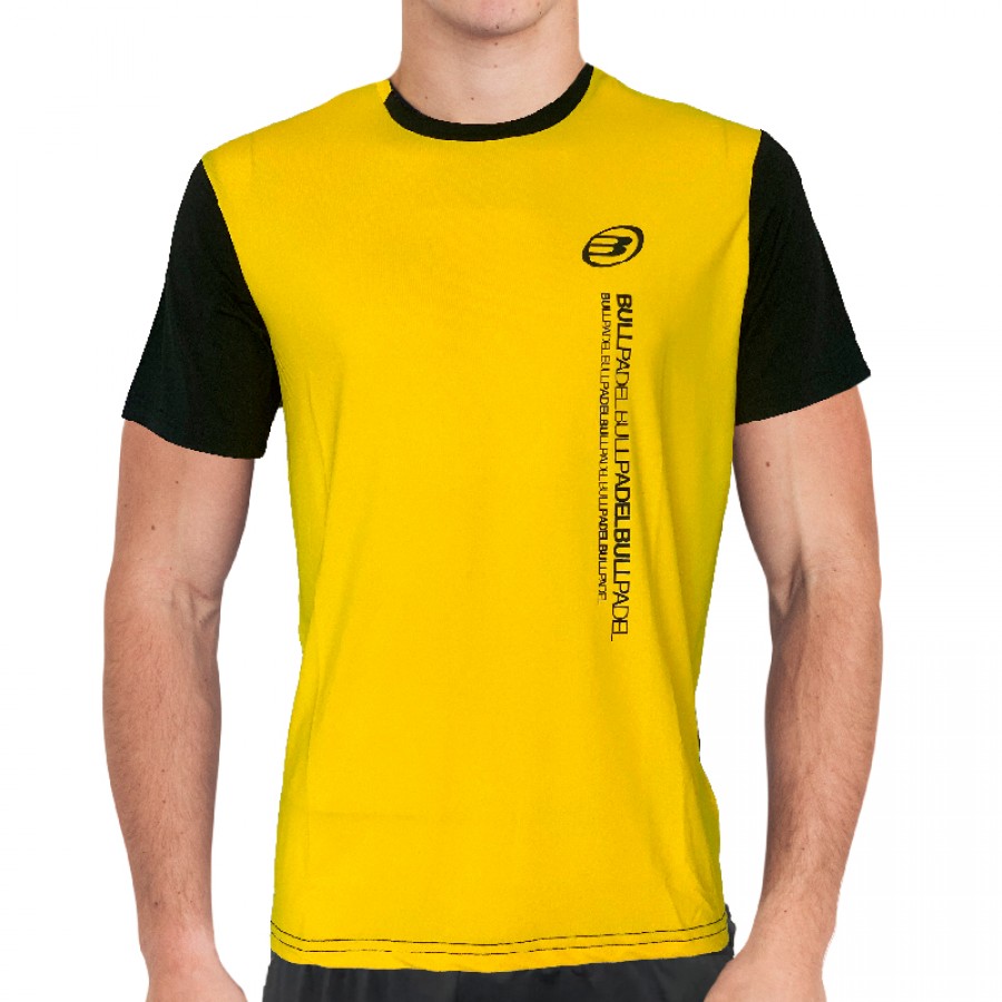 Bullpadel Smash Yellow Lemon Fluor T-Shirt PADELPOINT Bullpadel Smash Yellow Lemon Fluor T-Shirt