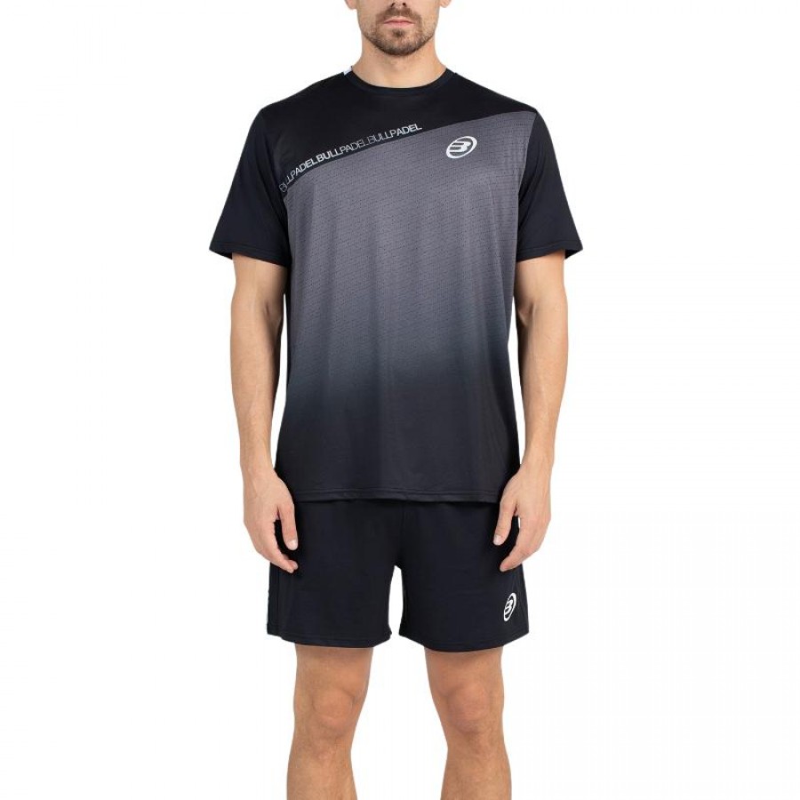 Bullpadel Summit Black T-Shirt PADELPOINT Bullpadel Summit Black T-Shirt