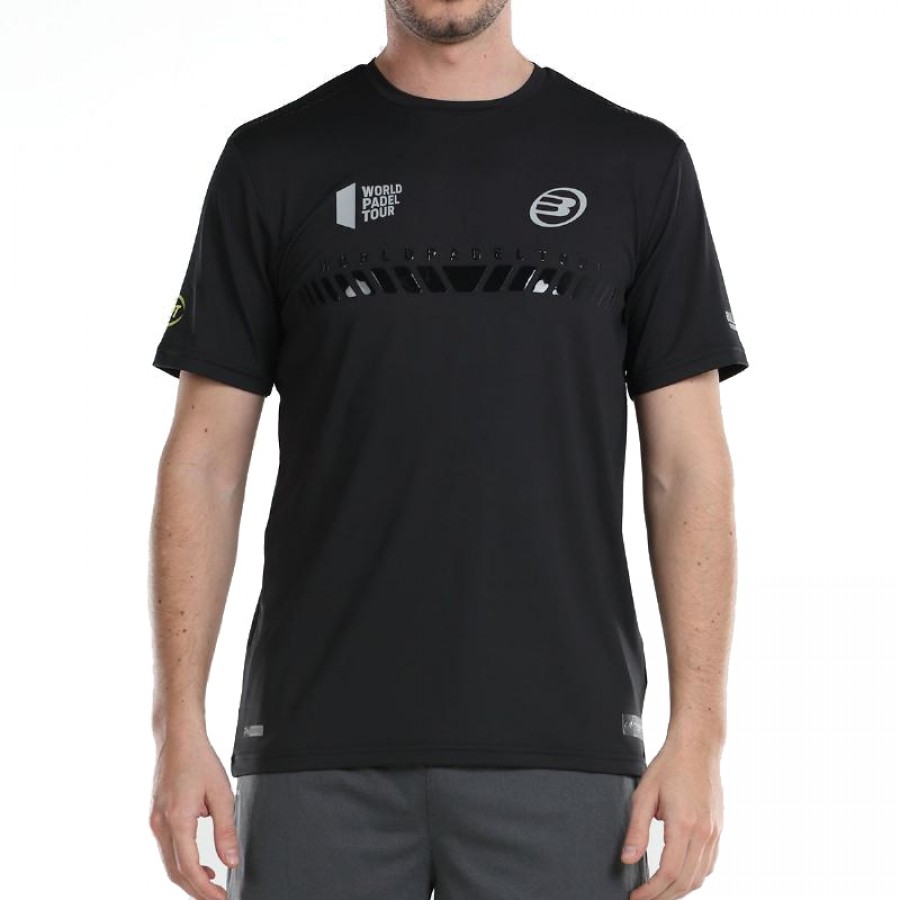 T-shirt Bullpadel WPT Ligio Black PADELPOINT T-shirt Bullpadel WPT Ligio Black
