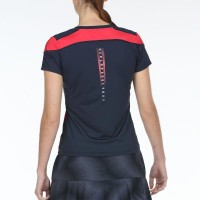 Camiseta Bullpadel WPT Rollaz Carmesi Fluor