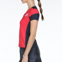 Camiseta Bullpadel WPT Rollaz Carmesi Fluor