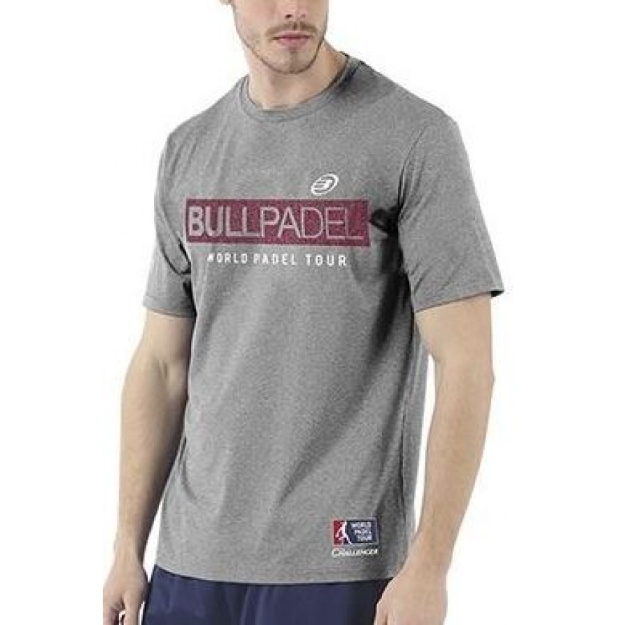 Bullpadel Zamani grey t-shirt medium melange PADELPOINT Bullpadel Zamani grey t-shirt medium melange