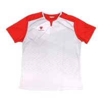 Camiseta Cartri School Blanco Gris Rojo