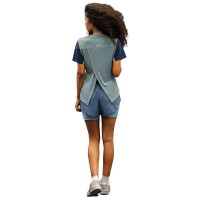 Maglietta femminile Drypadel blu Drybreak