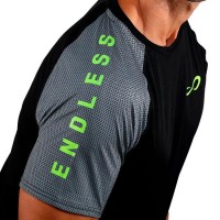 Camiseta Endless Feisty Iconic Negro Titanium