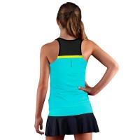 T-shirt junior bleu dentelle sans fin