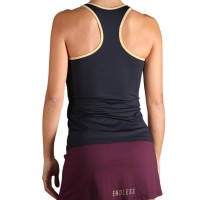 T-shirt Pupura noir minimal sans fin