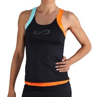Camiseta Endless Race Negro Naranja