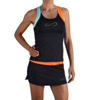 Camiseta Endless Race Negro Naranja