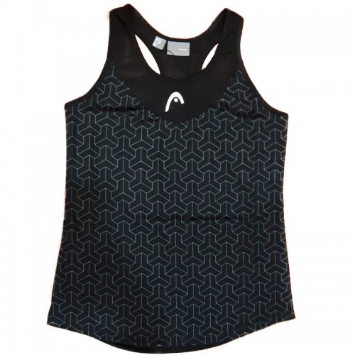 Camiseta Head Alpha Negro Mujer