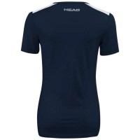 Head Club 22 Tech T-Shirt Femme Bleu Marine