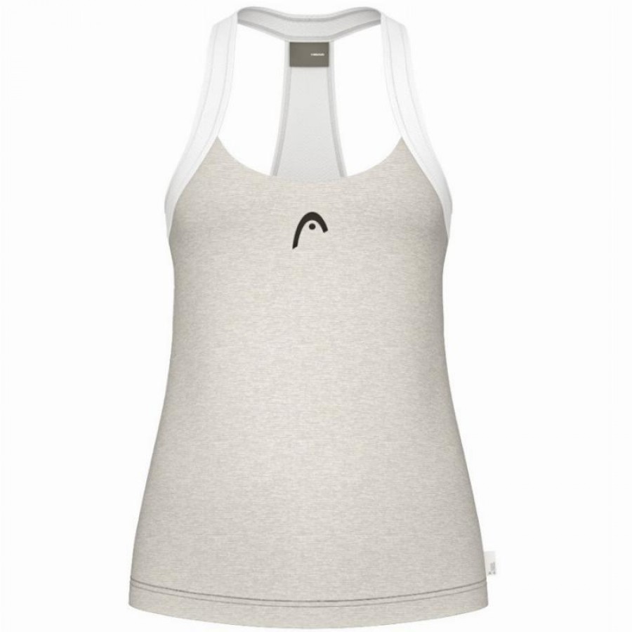 Camiseta Head Play Tech Gris Claro Mujer