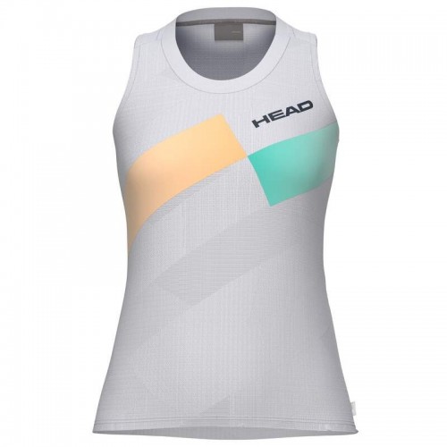 Camiseta Feminina Branca Laranja da Head Pro