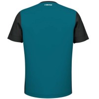 Camiseta Head Slice Azul Teal