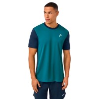 Camiseta Head Slice Azul Teal
