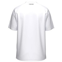 Camiseta Corte de Cabeça Branca Preta