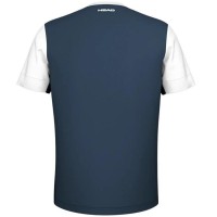 Camiseta Head Slice Marino Blanco