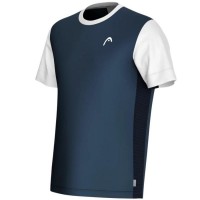 Camiseta Head Slice Marino Blanco