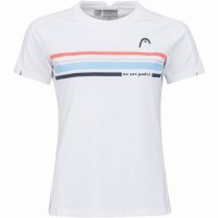 Camiseta Head Tech Blanco Mujer