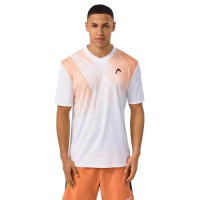 Camiseta Head Topspin Naranja Print