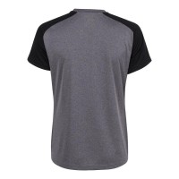 Camiseta Joma Academy IV Gris Melange Negro Mujer