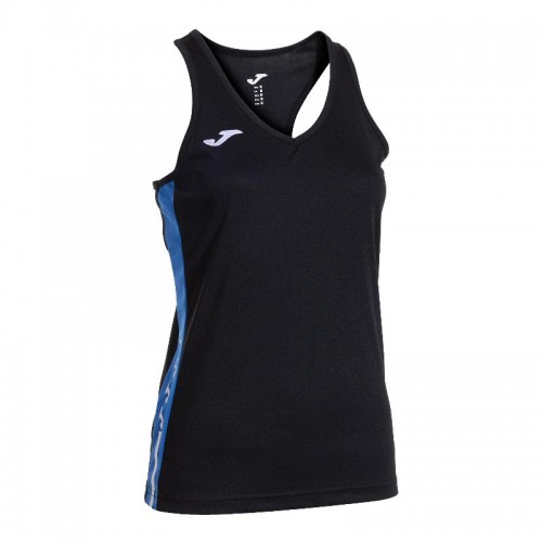 Camiseta Joma Olimpiada Negro Azul Royal Mujer