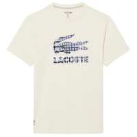 Lacoste Daniil Medvedev Tennis T-Shirt Off-White