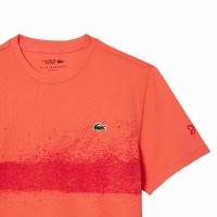 Camiseta Lacoste Novak Djokovic Naranja Rojo