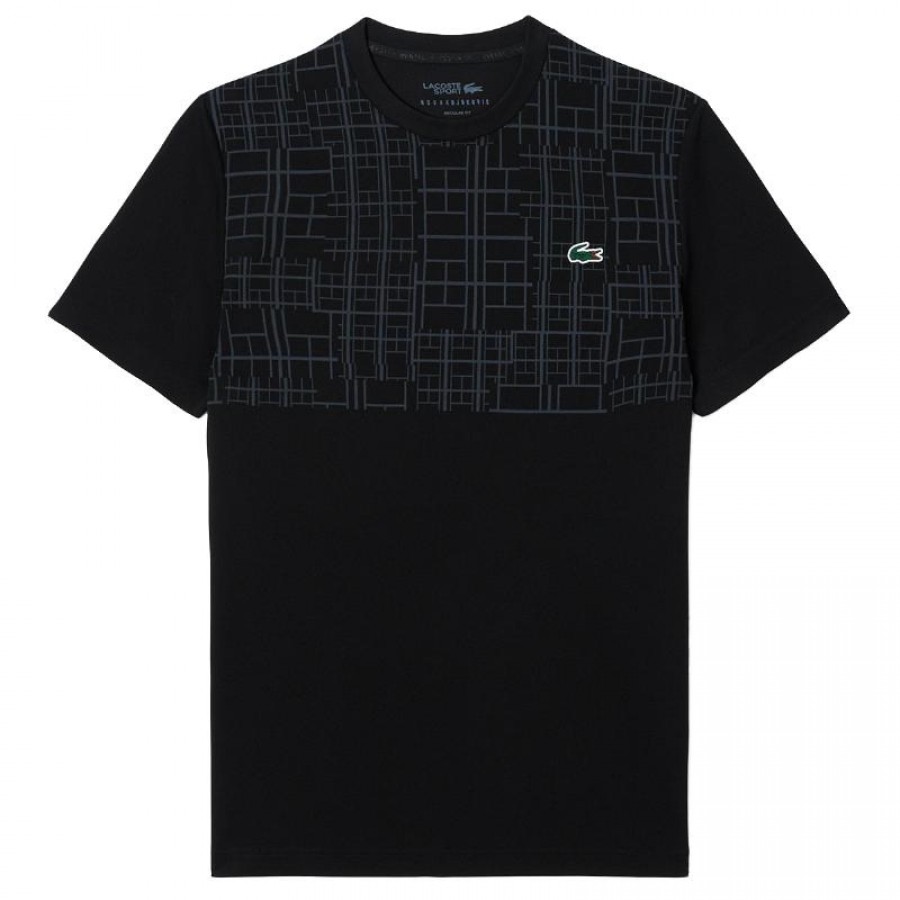 Lacoste Novak Djokovic Ultra Dry Black T-Shirt