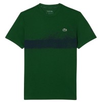 Camiseta Lacoste Novak Djokovic Verde Azul Marino