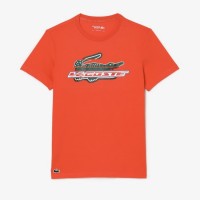 T-shirt Lacoste Sport Algodon Ecologico Orange PADELPOINT T-shirt Lacoste Sport Algodon Ecologico Orange
