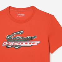 T-shirt Lacoste Sport Algodon Ecologico Orange PADELPOINT T-shirt Lacoste Sport Algodon Ecologico Orange