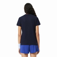Camiseta Lacoste Sport Azul Marino Mujer
